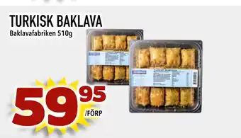 Prisma Mat TURKISK BAKLAVA erbjuda