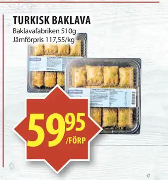 Matvärlden Tensta TURKISK BAKLAVA erbjuda