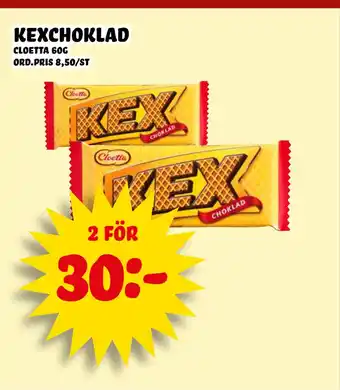 Nelins kexchoklad erbjuda