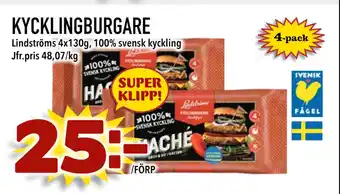 Nya Pulsen KYCKLINGBURGARE erbjuda