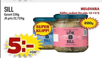Nya Pulsen SILL erbjuda