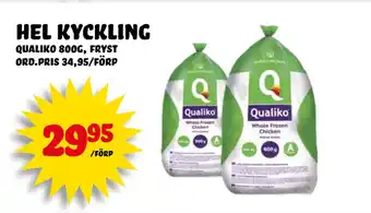 Nelins hel kyckling erbjuda