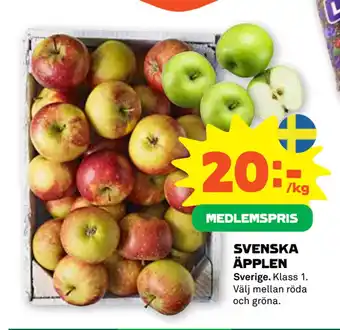 Stora Coop SVENSKA ÄPPLEN erbjuda