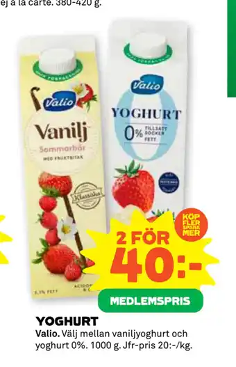Stora Coop YOGHURT erbjuda