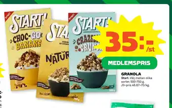 Stora Coop GRANOLA erbjuda