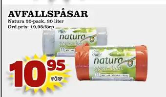 Supergrossen AVFALLSPÅSAR erbjuda