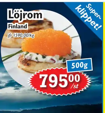 T-jarlen Löjrom erbjuda