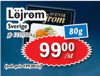 T-jarlen Löjrom erbjuda