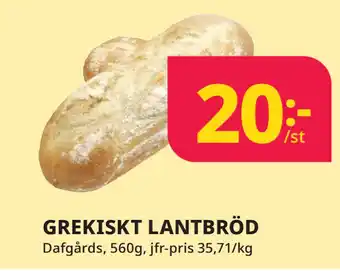 Tempo GREKISKT LANTBRÖD erbjuda