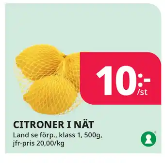 Tempo CITRONER I NÄT erbjuda