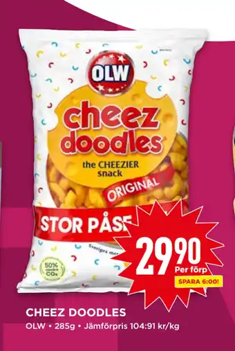 Willys CHEEZ DOODLES erbjuda