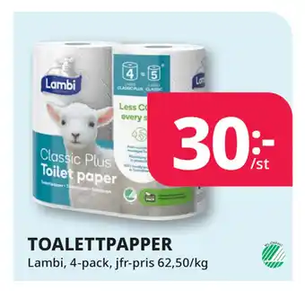 Tempo TOALETTPAPPER erbjuda