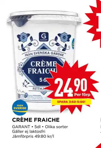 Willys CRÈME FRAICHE erbjuda