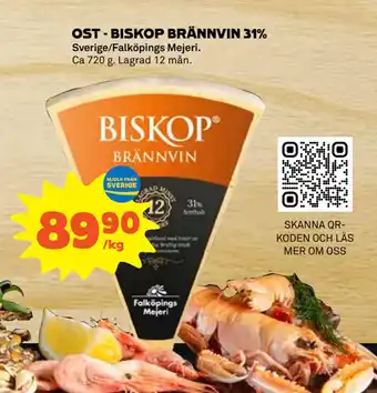 Stora Coop OST - BISKOP BRÄNNVIN 31% erbjuda