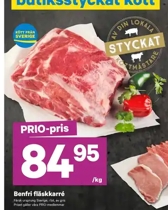 City Gross Benfri fläskkarré erbjuda