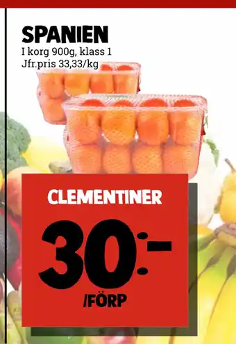 MatArket clementiner erbjuda