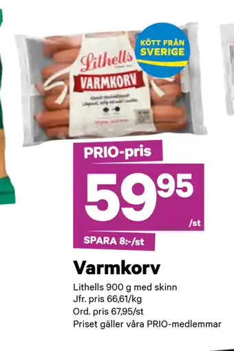City Gross Varmkorv erbjuda