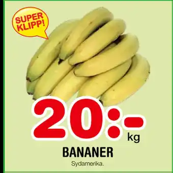 Nya Pulsen BANANER erbjuda