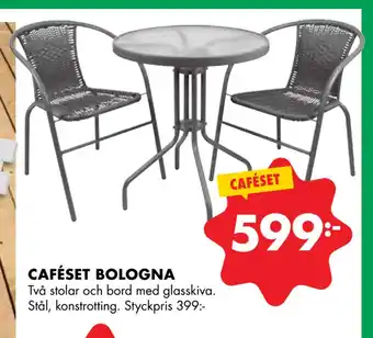 ÖoB CAFÉSET BOLOGNA erbjuda