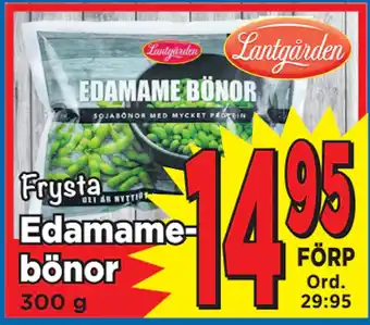 Supergrossen Edamamebönor erbjuda