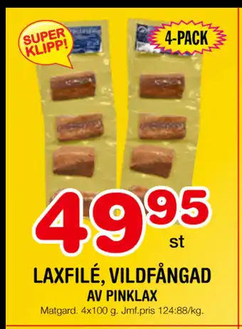 Nya Pulsen LAXFILÉ, VILDFÅNGAD erbjuda