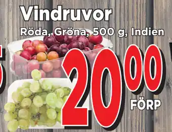 Supergrossen Vindruvor erbjuda