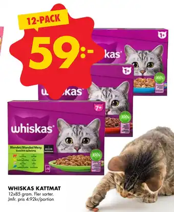 ÖoB WHISKAS KATTMAT erbjuda