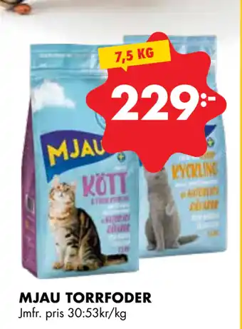 ÖoB MJAU TORRFODER erbjuda