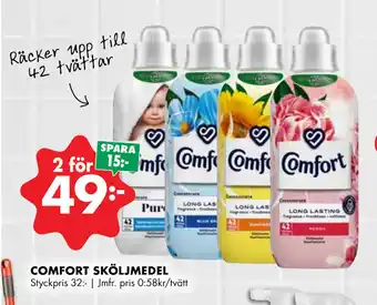 ÖoB COMFORT SKÖLJMEDEL erbjuda