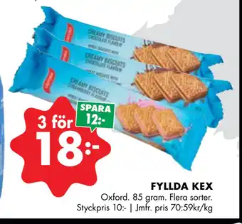 ÖoB FYLLDA KEX erbjuda