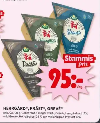 ICA Kvantum HERRGÅRD, PRÄST, GREVÉ erbjuda