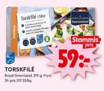 ICA Kvantum TORSKFILÉ erbjuda