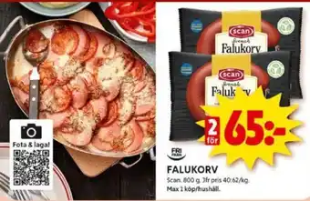 ICA Kvantum FALUKORV erbjuda