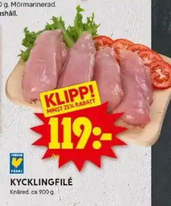 ICA Kvantum FLÄSKYTTERFILÉ erbjuda