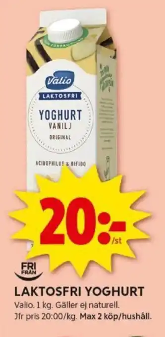 ICA Kvantum LAKTOSFRI YOGHURT erbjuda