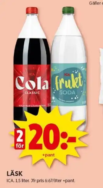 ICA Kvantum LÄSK erbjuda