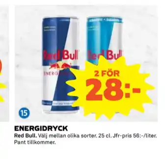 Red bull energidryck