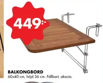 ÖoB Odla utebord erbjuda