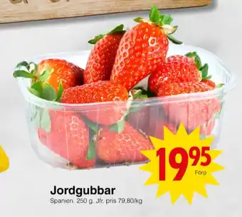 Matöppet Garant jordgubbar erbjuda