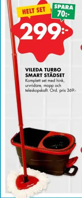 ÖoB Vileda turbo smart moppset erbjuda