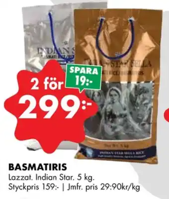 ÖoB Lazzat basmatiris erbjuda