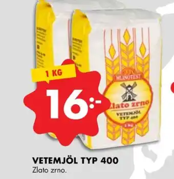 ÖoB Mlinotest vetemjöl erbjuda