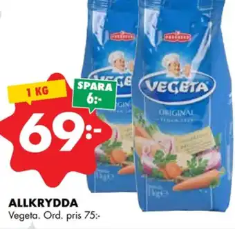 ÖoB Vegeta kryddor erbjuda