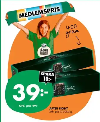 ÖoB After eight chokladask erbjuda