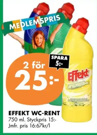 ÖoB Effekt wc rent erbjuda