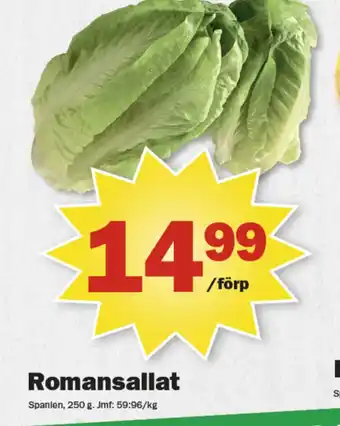 Pekås Coop sallat erbjuda