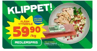 Stora Coop Nybergs deli fläskytterfilé erbjuda