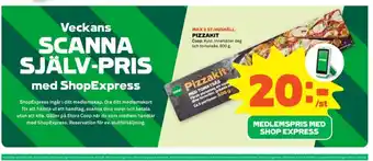 Stora Coop Coop pizza kit erbjuda