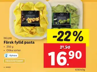 Lidl Färsk fylld pasta erbjuda