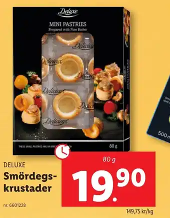 Lidl Smördegs- krustader erbjuda